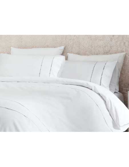 Capa de edredão em algodão Victoria | Capa de edredão de 3 peças