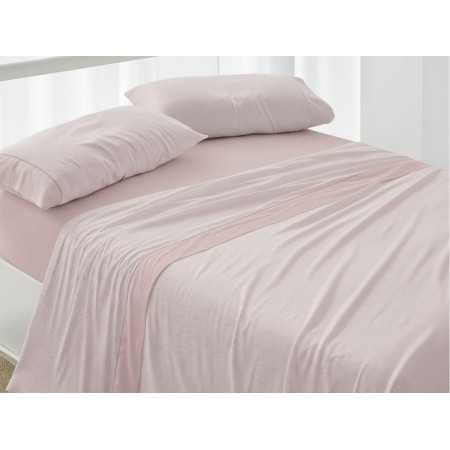 Jogo de lençóis coral Eugenia Burrito Blanco | Design listrado