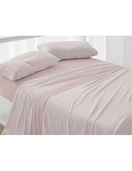 Jogo de lençóis coral Eugenia Burrito Blanco | Design listrado