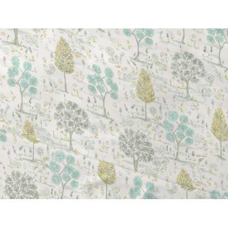 Juego de sábanas Burrito Blanco Amelie menta | Diseño botánico 2