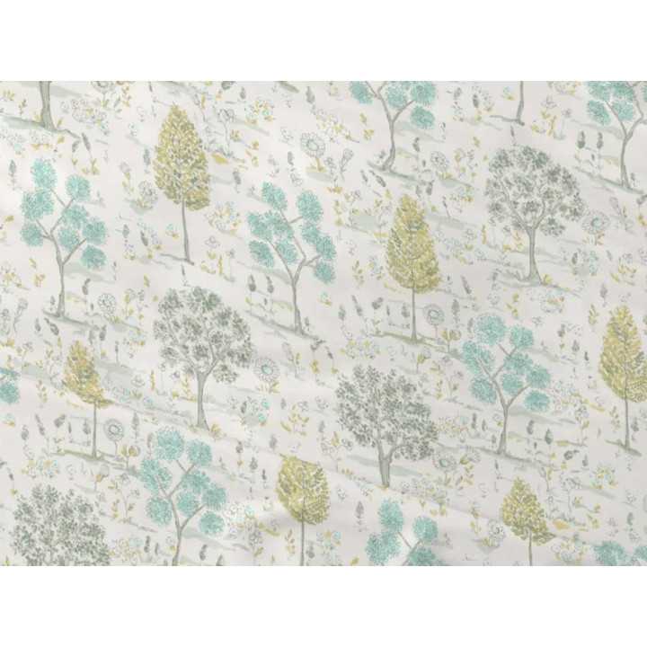 Juego de sábanas Burrito Blanco Amelie menta | Diseño botánico