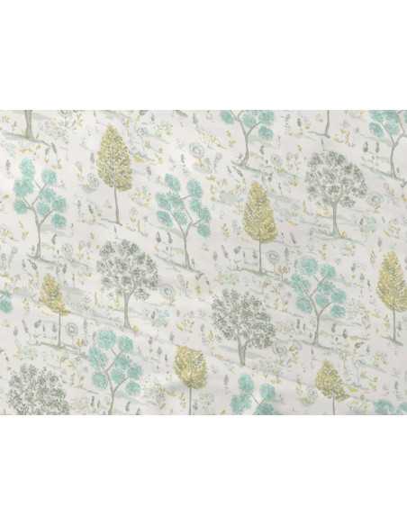 Jogo de lençóis menta Amelie Burrito Blanco | Design botânico