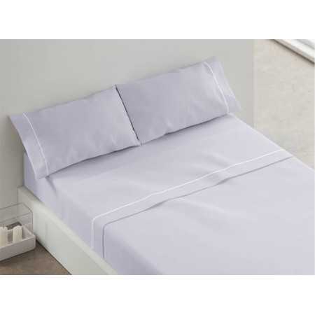 Jogo de lençóis de algodão Magnolia cinza | Lençóis Burrito Blanco