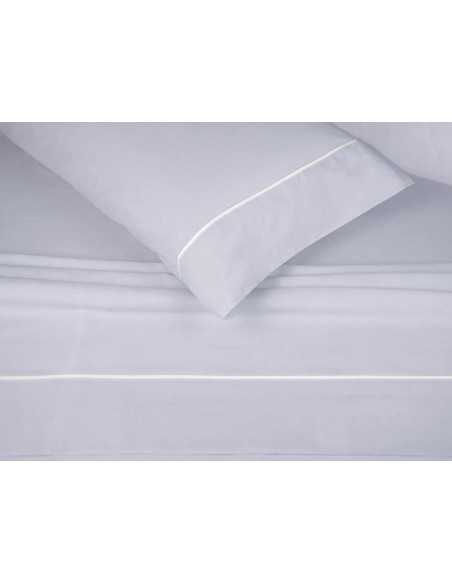 Juego de sábanas algodón Magnolia gris | Sábanas Burrito Blanco