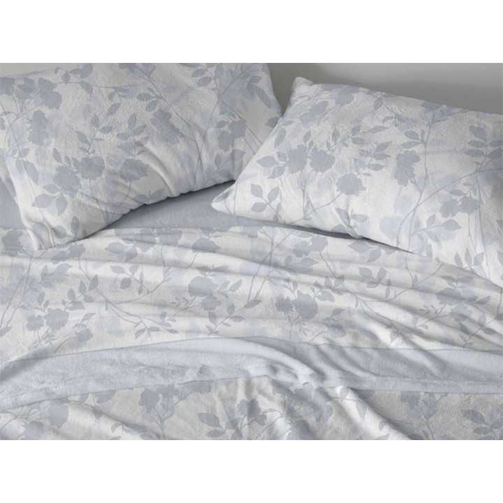 Jogo de lençóis coralina Camille azul | Sábanas Burrito Blanco