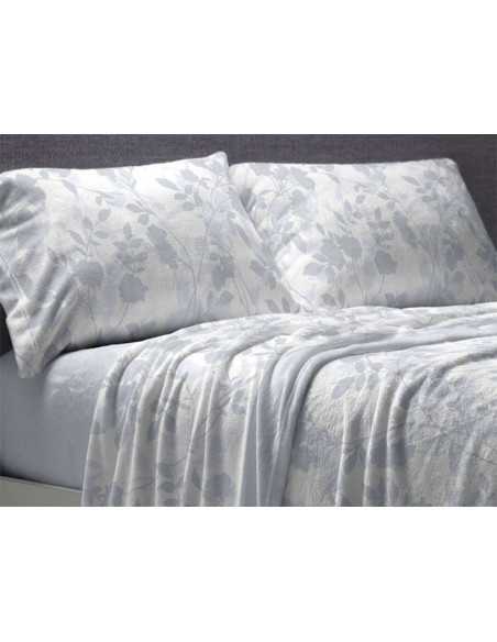 Jogo de lençóis coralina Camille azul | Sábanas Burrito Blanco