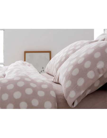 Jogo de lençóis coralina Melodie tostado | Sábanas Burrito Blanco