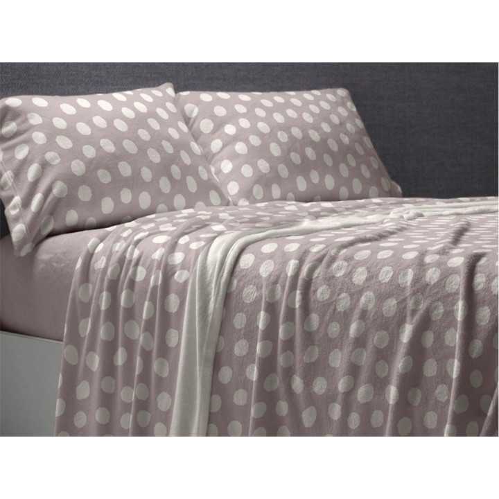 Jogo de lençóis coralina Melodie tostado | Sábanas Burrito Blanco