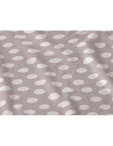 Juego de sábanas coralina Elodie tostado | Sábanas Burrito Blanco