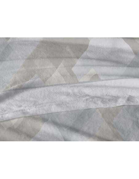 Juego de sábanas Nacarina Alessia gris | Sábanas Burrito Blanco