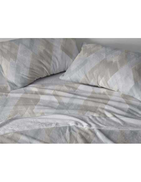 Jogo de lençóis Nacarina Alessia cinza| Sábanas Burrito Blanco