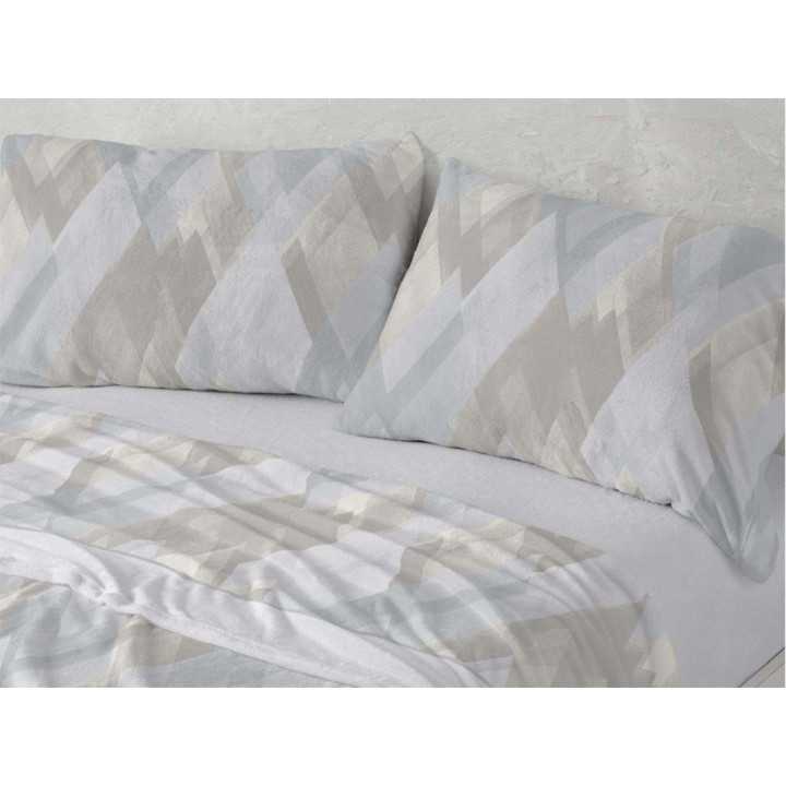 Jogo de lençóis Nacarina Alessia cinza| Sábanas Burrito Blanco