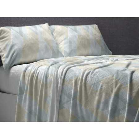 Jogo de lençóis Nacarina Alessia água | Sábanas Burrito Blanco