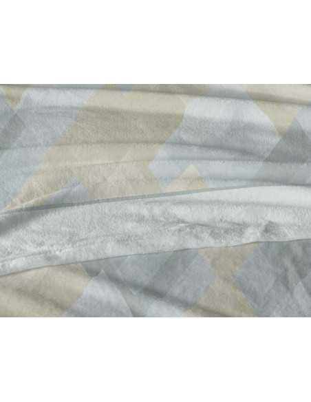 Juego de sábanas Nacarina Alessia agua| Sábanas Burrito Blanco