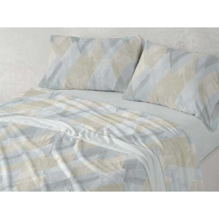 Jogo de lençóis Nacarina Alessia água | Sábanas Burrito Blanco