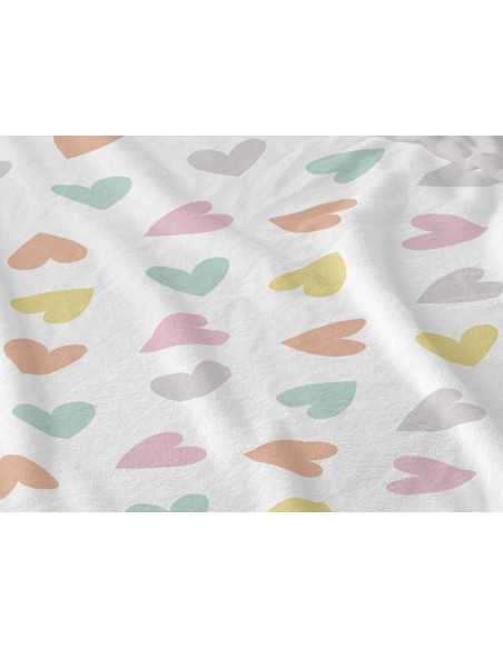 Juego de sábanas coralina Caterina | Sábanas invierno Burrito Blanco