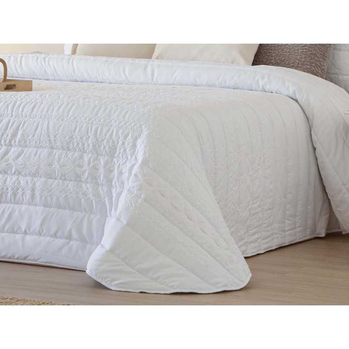 Edredón bouti Sophie Blanco | Edredón invierno ligero
