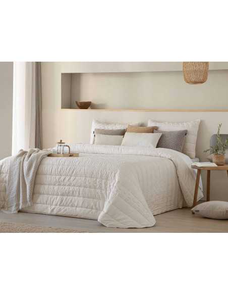 Edredón bouti Sophie Beige | Edredón invierno ligero