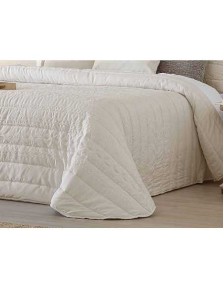 Edredón bouti Sophie Beige | Edredón invierno ligero