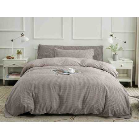 Funda nórdica algodón organico Vidal tierra | Funda nórdica ecológica