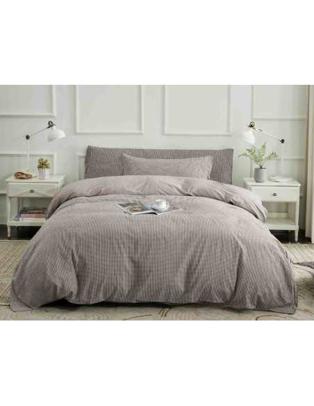 Capa de edredão de algodão orgânico terra Vidal | Capa de edredão ecológica