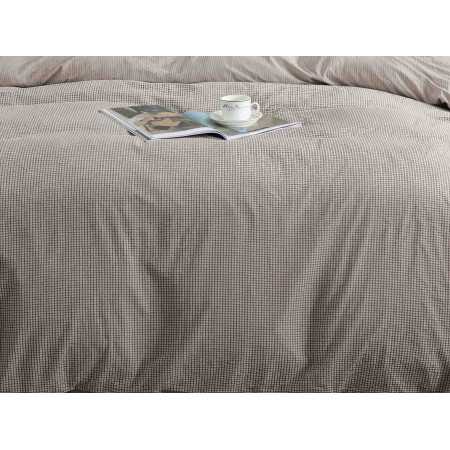 Funda nórdica algodón organico Vidal tierra | Funda nórdica ecológica 2