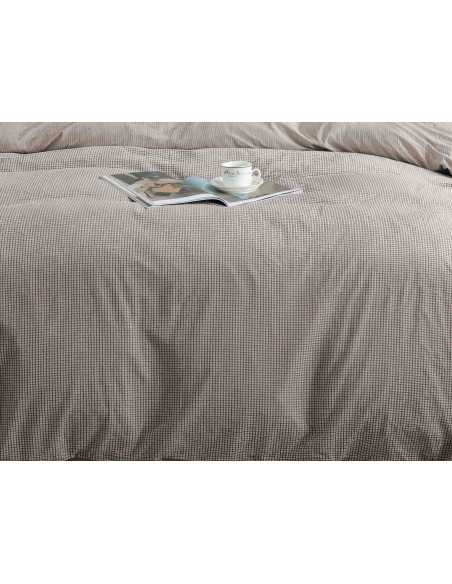 Funda nórdica algodón organico Vidal tierra | Funda nórdica ecológica