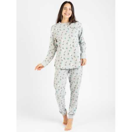 Pijama Helga Privata | Pijama de Inverno para mulher | Revitex
