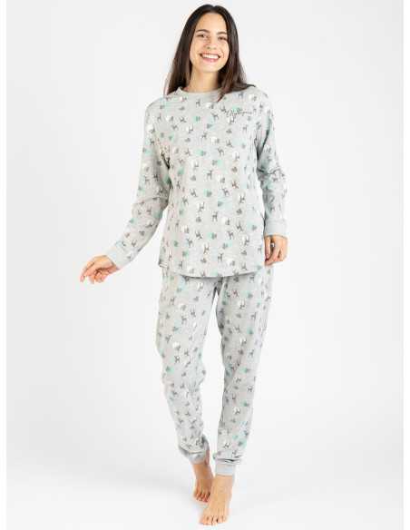 Pijama Helga Privata | Pijama de Inverno para mulher | Revitex