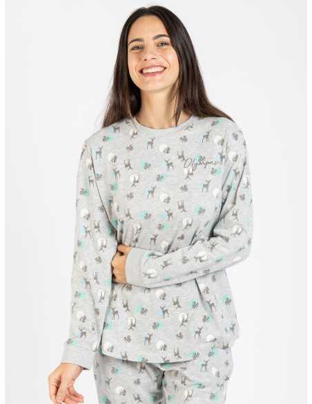 Pijama Helga Privata | Pijama de Inverno para mulher | Revitex