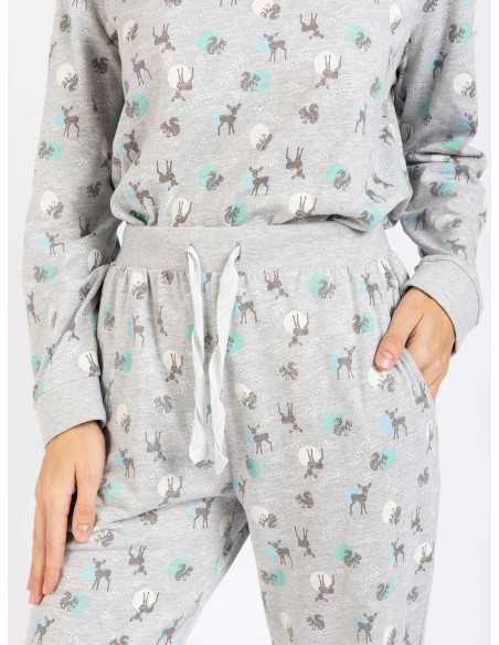 Pijama Privata Helga | Pijamas invierno mujer | Revitex