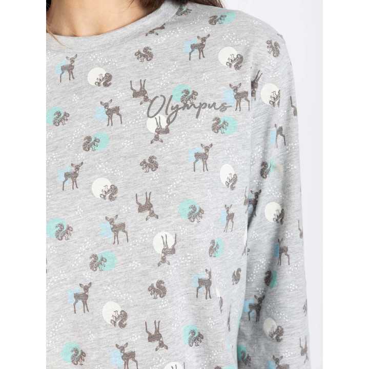 Pijama Helga Privata | Pijama de Inverno para mulher | Revitex