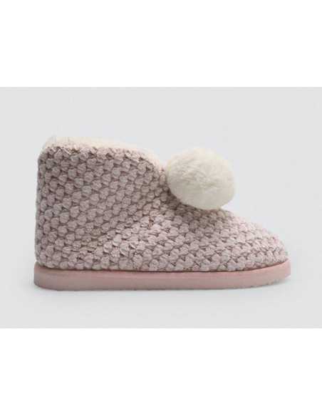 Pantufas bota de Mulher Velvo | Pantufas para Casa
