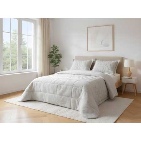 Edredão coralina e sherpa Sheridan | Edredão de inverno quente e macio