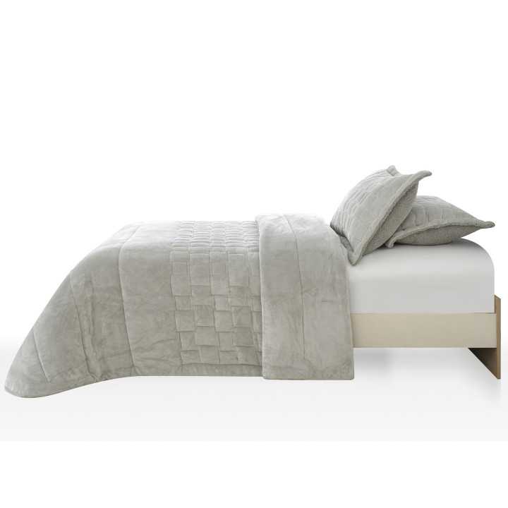 Edredão coralina e sherpa Sheridan | Edredão de inverno quente e macio