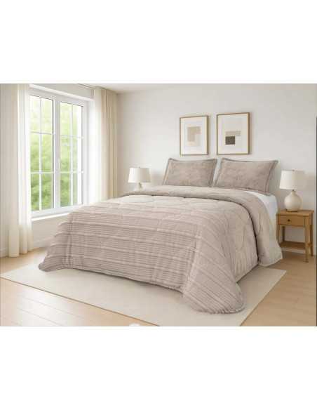 Edredão coralina e sherpa Berlioz | Edredão de inverno quente e macio