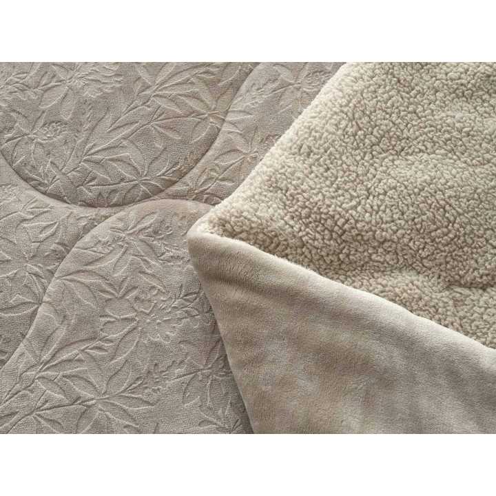 Edredão coralina e sherpa Berlioz | Edredão de inverno quente e macio