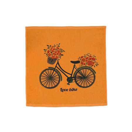 Paño de cocina Love Bike | Paño 100% algodón decorado