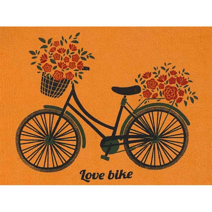 Paño de cocina Love Bike | Paño 100% algodón decorado