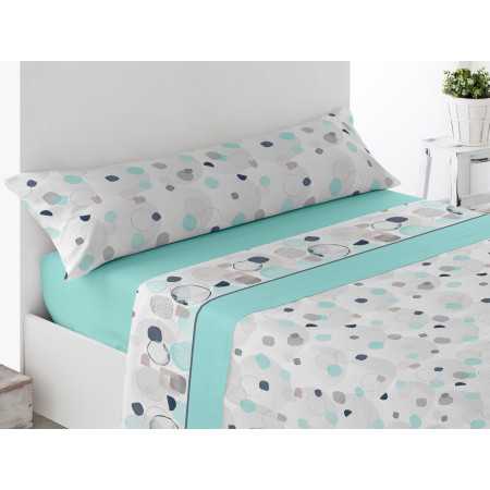 Juego de Sábanas Térmicas Azuaga turquesa | Sábanas polares