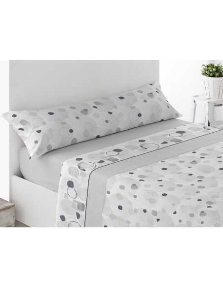 Conjunto de lençóis térmicos Azuaga cinza | Folhas polares