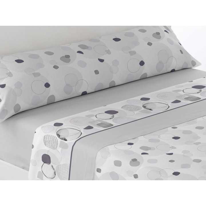 Conjunto de lençóis térmicos Azuaga cinza | Folhas polares