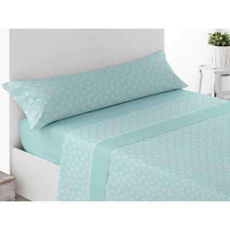 Juego de Sábanas Térmicas Cajar turquesa | Sábanas polares