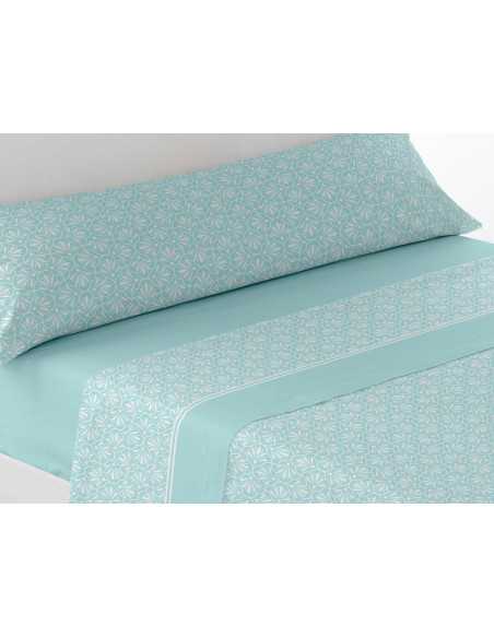Conjunto de lençóis térmicos Cajar turquesa | Folhas polares