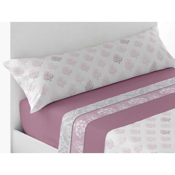 Conjunto de lençóis térmicos Montijo malva | Folhas polares