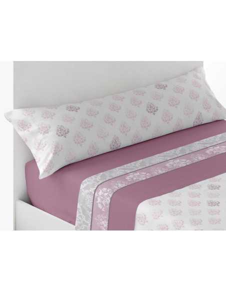 Conjunto de lençóis térmicos Montijo malva | Folhas polares