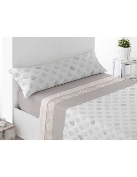 Juego de Sábanas Térmicas Montijo gris | Sábanas polares