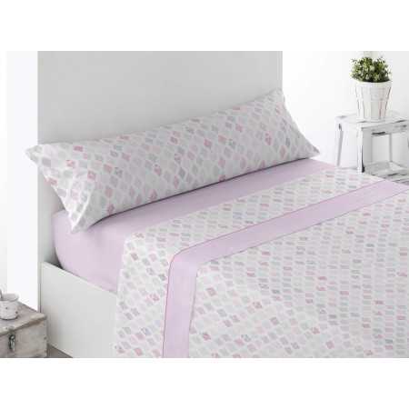 Conjunto de lençóis térmicos Almendro rosa | Folhas polares