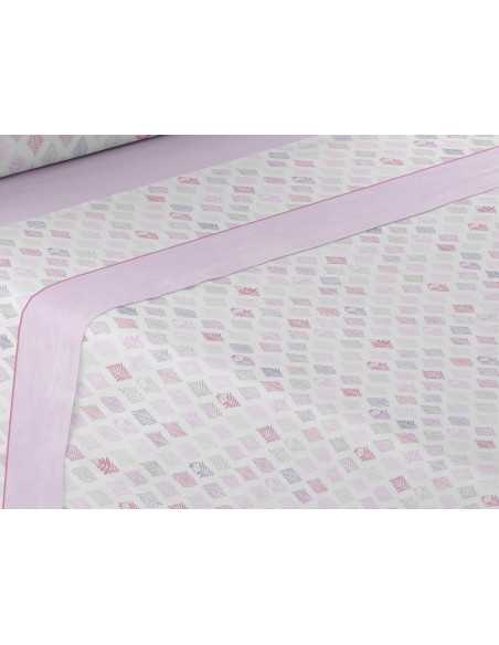 Conjunto de lençóis térmicos Almendro rosa | Folhas polares