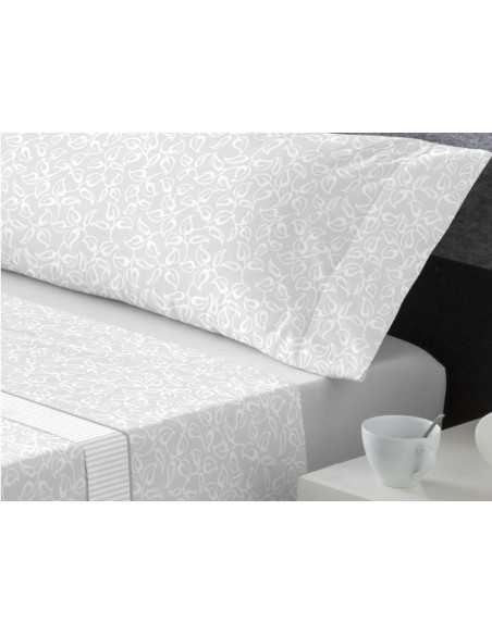 Juego Sábanas Coralina Jansen gris| Juego Sábanas invierno | Revitex